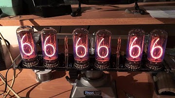 Spectrum 18 Nixie-Clock first boot