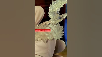 #3Dprinting w/ Clear Resin on #ElegooMarsPro | #shorts