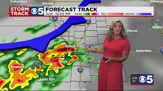 FORECAST: Rain could impact Chiefs-Bills game on Sunday night