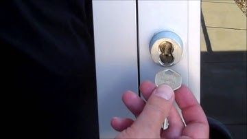 Pflager Locksmiths How to use a Control/Core Key