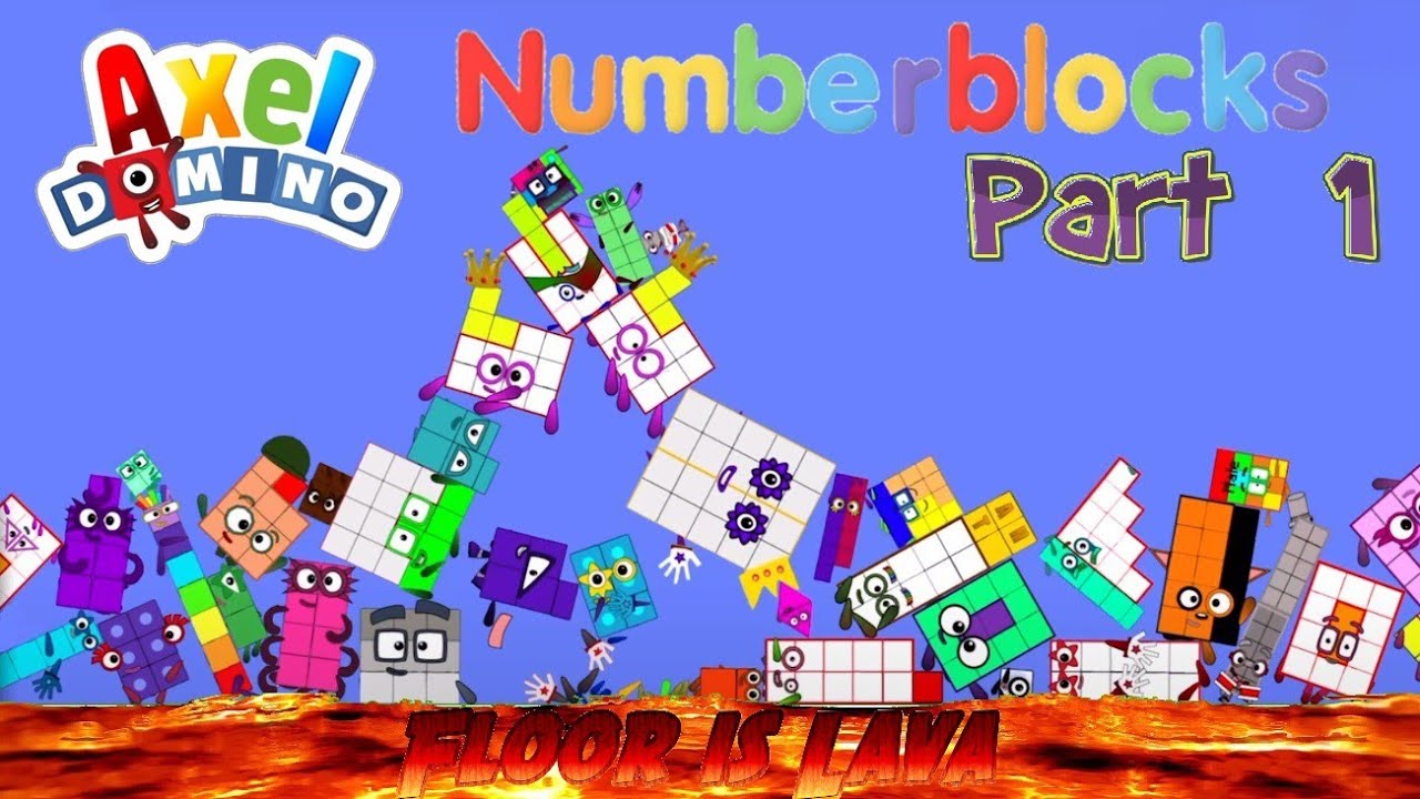 Numberblocks Floor is Lava part1 YouTube