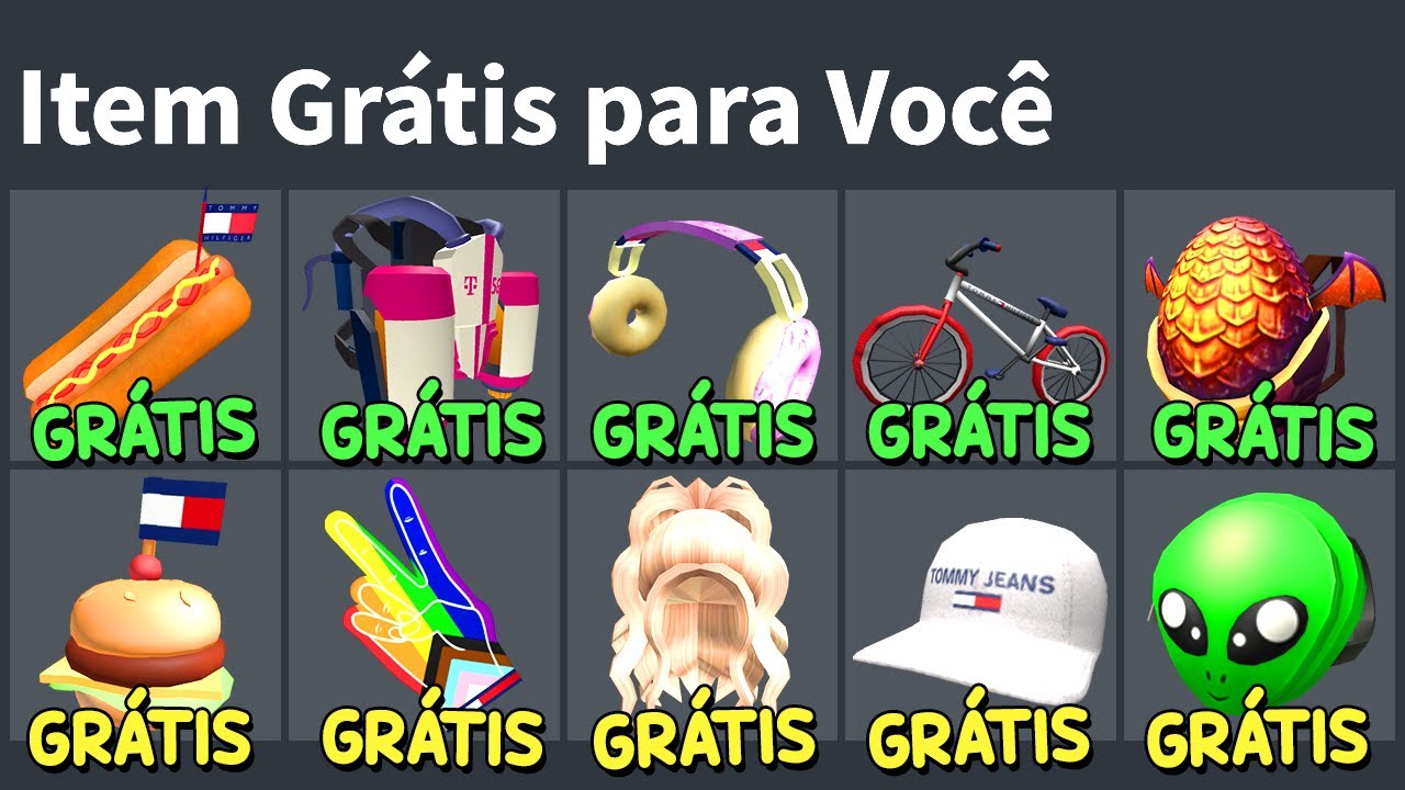 VOCÊ PODE GANHAR 24 ITENS GRÁTIS no ROBLOX AGORA! 😍 