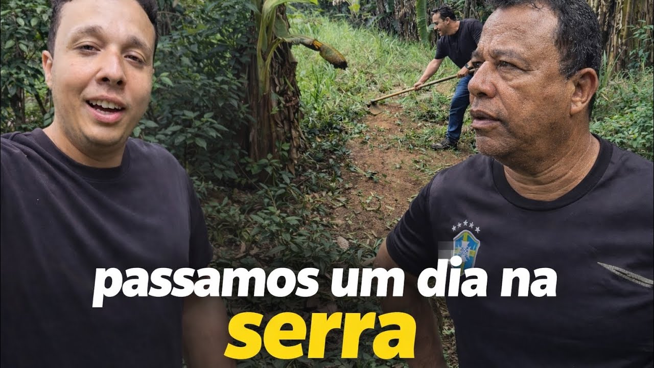 PLANTAÇÃO DE BANANA, TEM ATÉ BANANA ESTRAGANDO 🤯 (mostramos que sabemos capinar) 🤣