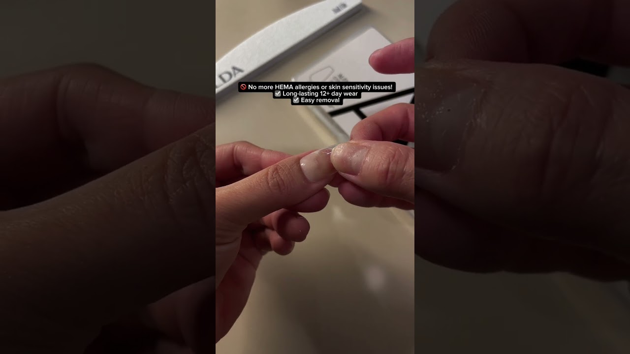 The best gel-like nail glue for Gel-X or press-on nails!