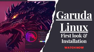 Garuda Linux dr460nized Edition : First Look & Installation!