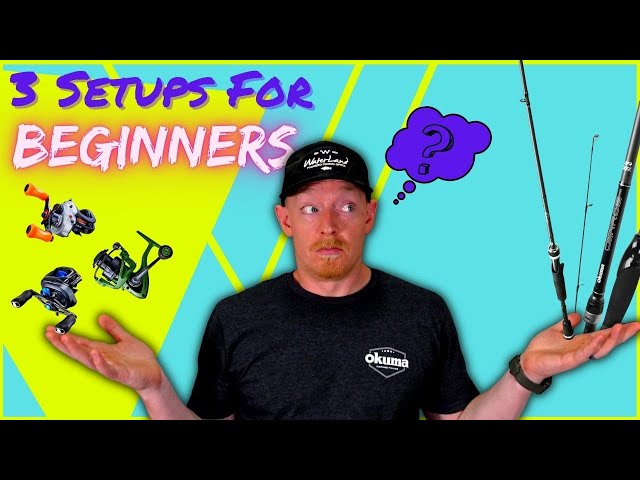 3 Fishing Rod Combos EVERY Beginner MUST HAVE 