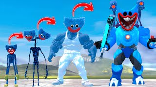 EVOLUTION OF HUGGY WUGGY | NEW MECHA TITAN HUGGY WUGGY POPPY PLAYTIME CHAPTER 3 In Garry's Mod!