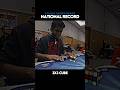 Pawan Ravindra solve one hand 3x3 cube in 9.24 sec US national record #viral #rubikscube #shorts
