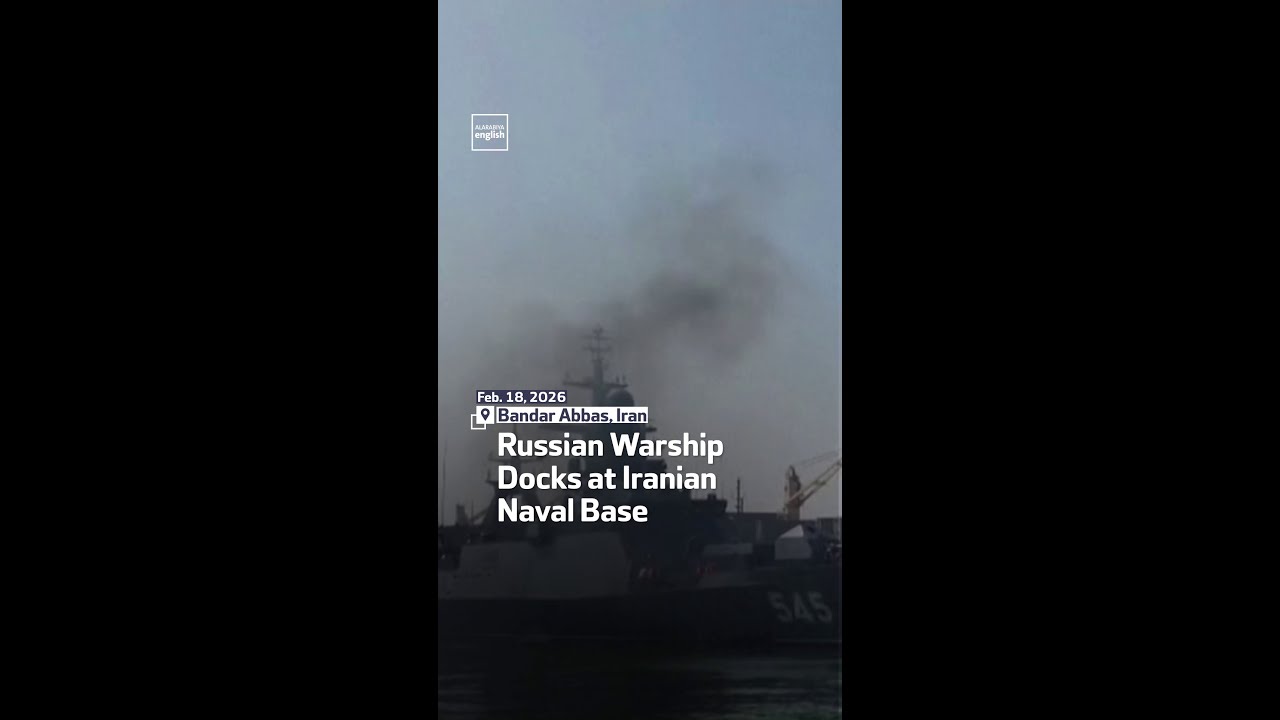 Russian Warship Docks at Iranian Naval Base
