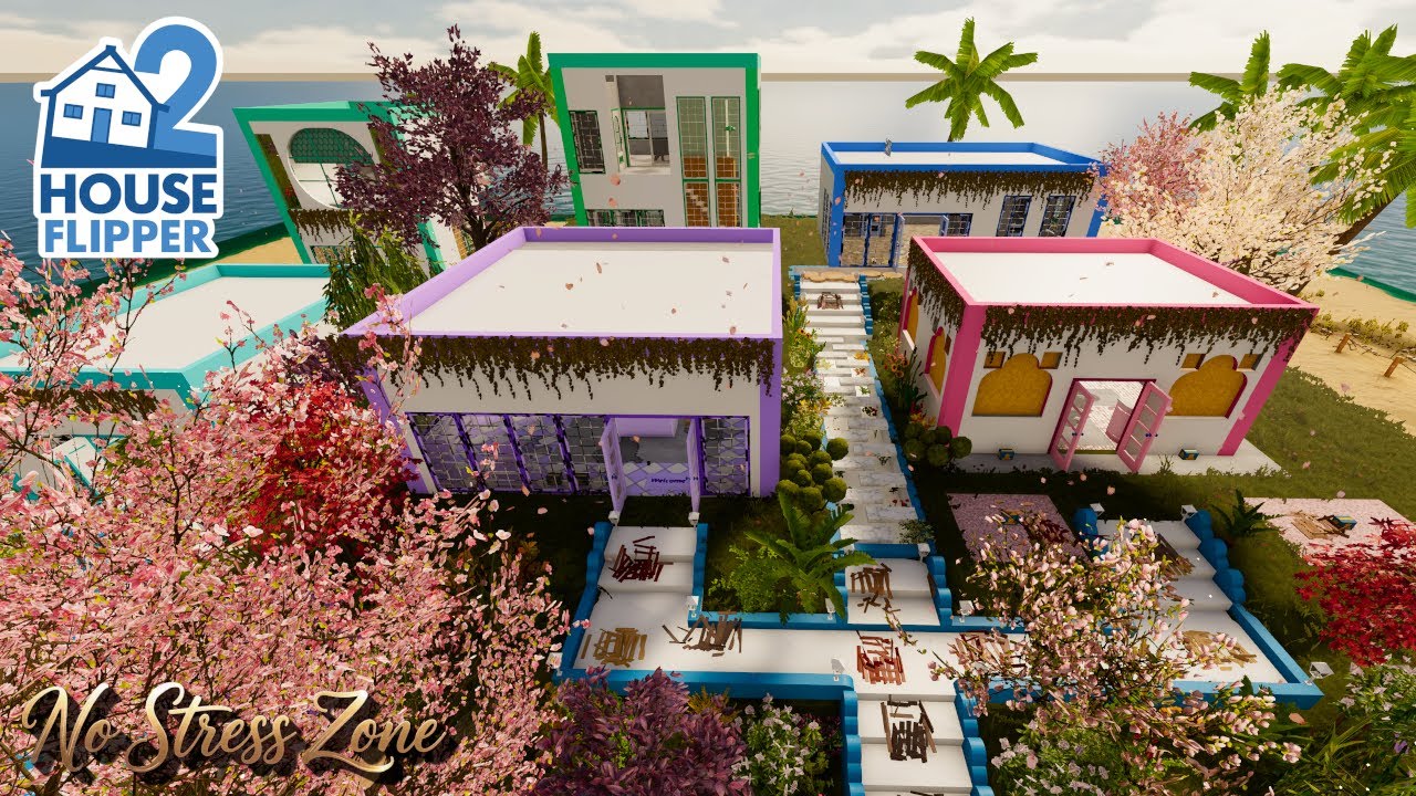 House Flipper 2 – Paradise In The Golden Age Build | No Commentary custom job