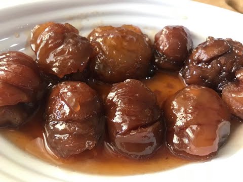 Evde En Kolay Kestane Şekeri Nasıl Yapılır | Gerçek Kestane Şekeri|Candied Chestnuts| Marrons Glacés