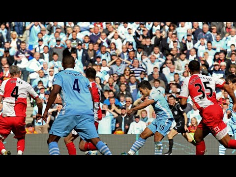 Manchester City vs QPR 2011-'12 Sergio Aguero WON THE CHAMPHIONSHIP WITH THIS GOAL