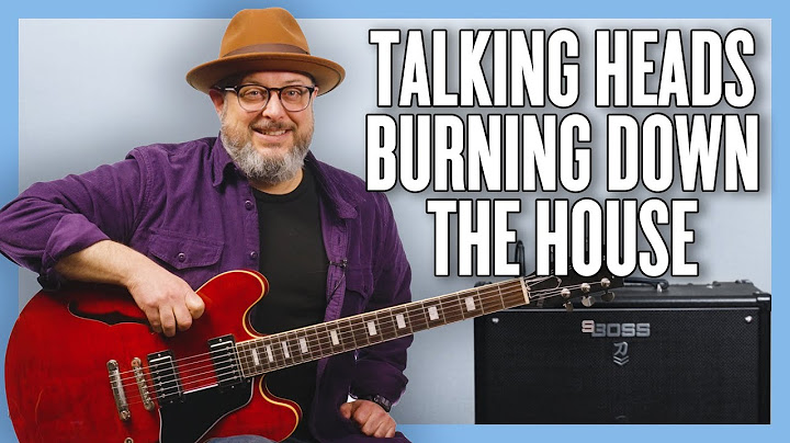 Burning Down the House Guitar version - Guitar performance video thumbnail