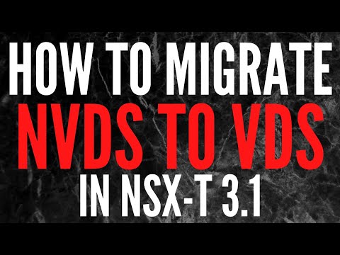 How to migrate from N-VDS to VDS simply