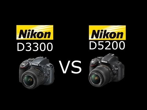 Nikon D3300 vs Nikon D5200 en Español | VS Digital