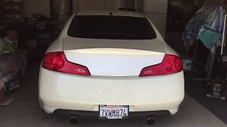 Duckbill trunk instal on g35 coupe