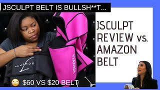 WORKOUT BELTS.....JSCULPT REVIEW VS. $20 AMAZON BELT