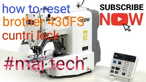 how to reset brother ke 430f,430f-03