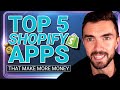 Top 5 Shopify Apps To INCREASE SALES in 2024! (Ecommerce Tips) 💰