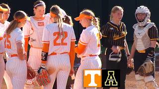 App State Vs 1 Tennessee Womens College Softball Highlights  Game 2026