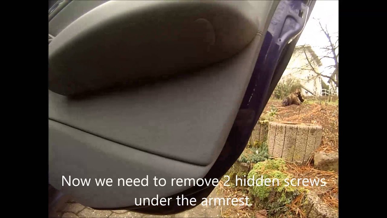 How to remove a door panel on a BMW E46 / Türverkleidung entfernen (Wasser im Fußraum ) YouTube