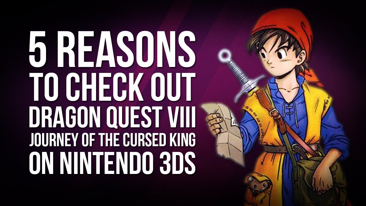 Dragon Quest VIII 8 Journey of the Cursed King - Nintendo 3DS - PAL Version  New