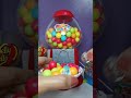 🍬🍬🍬ASMR LET'S PLAY GUMBALL MACHINE #asmr #trending #satisfying #viral #shorts 🟠🔵🔴🟢