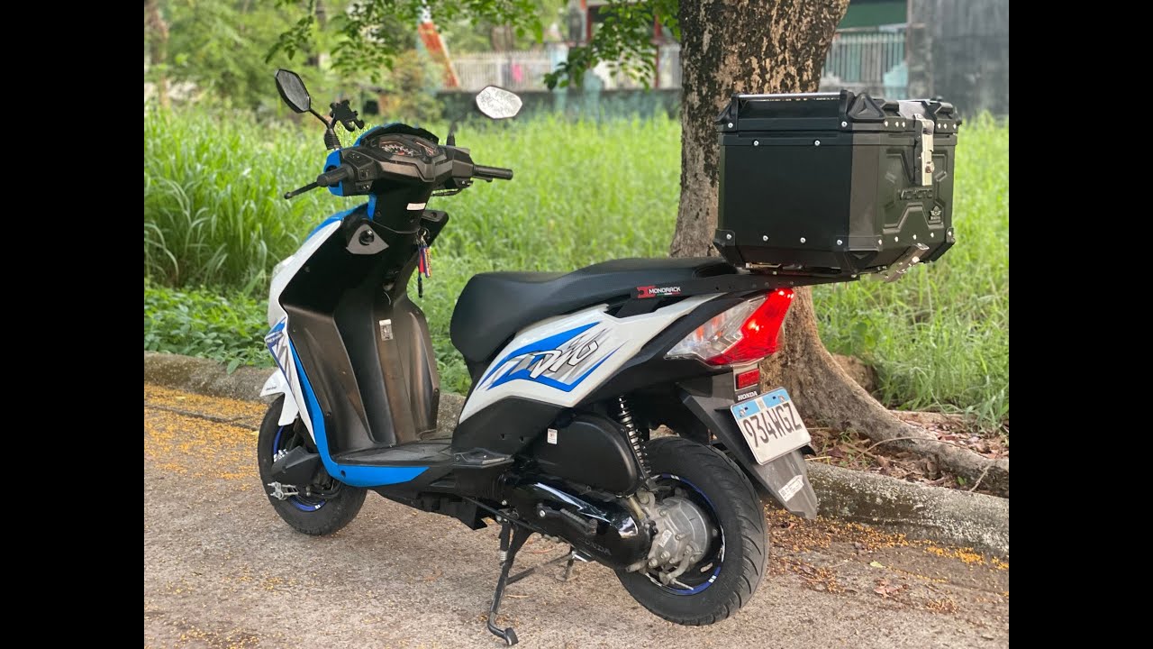 MY ZENKI "HONDA DIO" TOP BOX MONORACK BRACKET & MOKOTO TOPBOX REVIEW