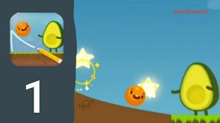 WHERE'S MY AVOCADO? Draw Lines - Gameplay Walkthrough Part 1 - Levels 1-25 (iOS, Android) screenshot 4