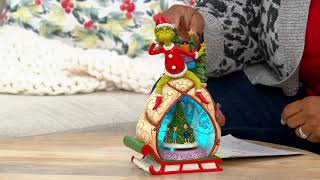 Jim Shore Grinch with Tree Rotating Figurine on QVC