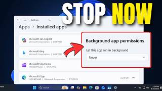 How to STOP Background Processes in Windows 11 in 1 Minute