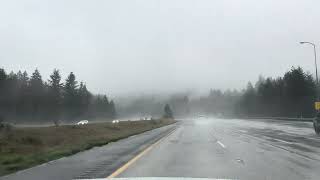 Rainy Drive to the Mountains | Relaxing Car Sounds & GPS Ambience screenshot 4