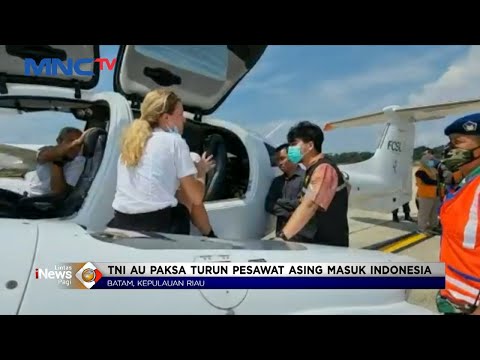 TNI AU Paksa Turun Pesawat Asing yang Masuk Indonesia Tanpa Izin #LintasiNewsPagi 15/05