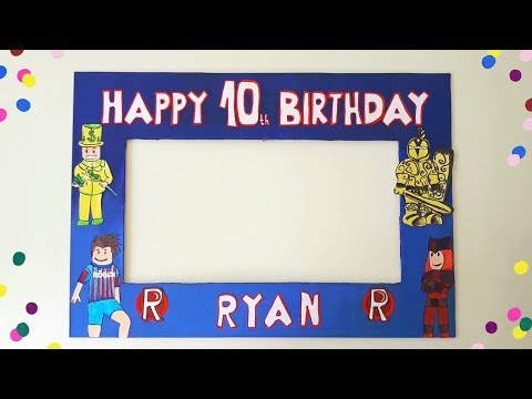 Diy Photo Booth Frame Roblox Photo Booth Frame Youtube - 