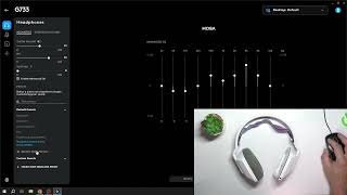 Как управлять аудио настройками на LOGITECH G733 screenshot 4