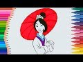 Disegni Da Colorare Principessa Mulan