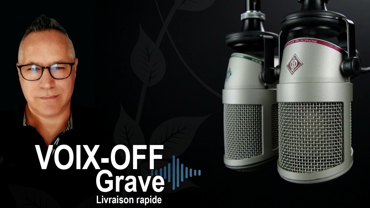 enregistrer votre texte en voix off grave masculine et charismatique