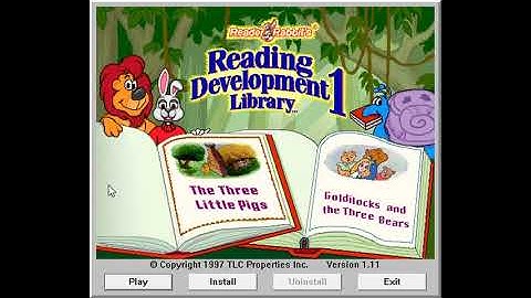 PC Longplay - Reader Rabbit: Reading Development Library 1 Part.1