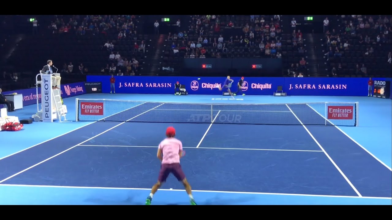 Tennis Court Level View Highlights Swiss Indoors Basel 2019 YouTube