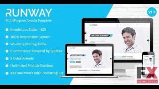 Preview Runway - Responsive Multipurpose Joomla Template TFx
