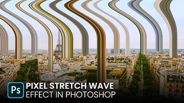 Pixel Stretch Wave Effect In Photoshop | Photoshop Vibes
