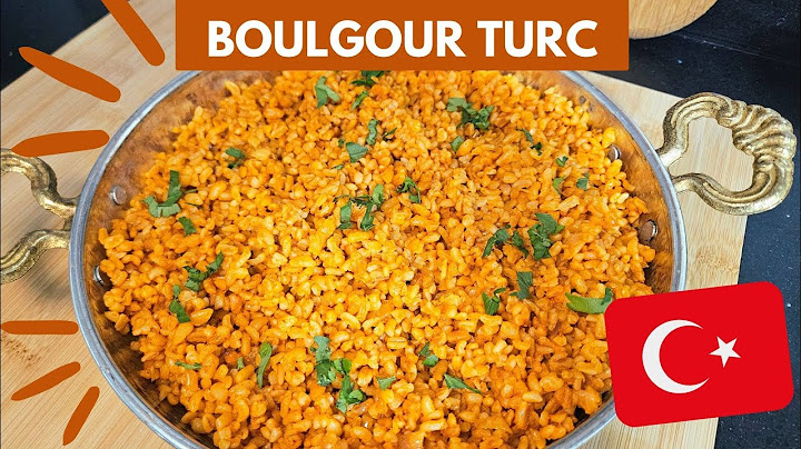 Recette de boulgour à la Turque 🇹🇷 comme au restaurant super simple et rapide ✅️