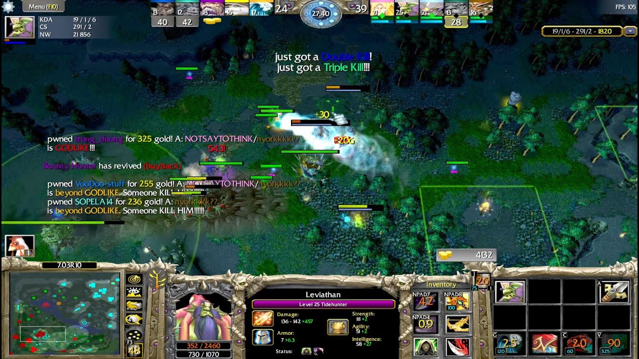 DOTA 1 Tidehunter Leviathan Beyond GODLIKE #8