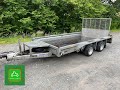 IFOR WILLIAMS GX126 PLANT TARILER 3500kg SOLD BY www.catlowdycarriages.com