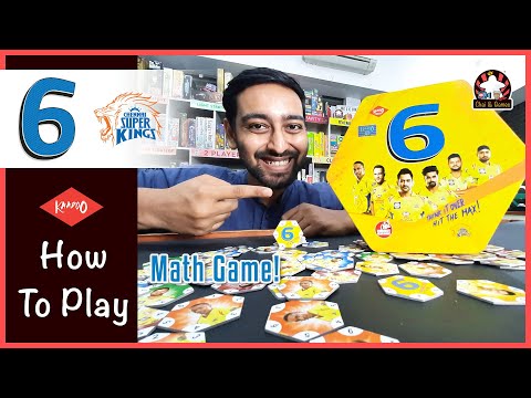 How to Play 6 | Maths Learning Game | Chennai Super Kings | Cricket Game | IPL Game // Chai & Games