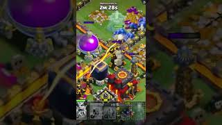 40 Bowlers vs TH10! 🪨💥 Crazy Attack! #clashofclans #shorts