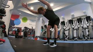 Double leg hip hinge