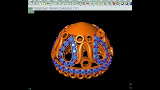 how to make cad jhumka pert 01 matrix 9 rhino cad design