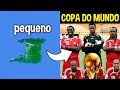 Os menores pases que j jogaram uma copa do mundo