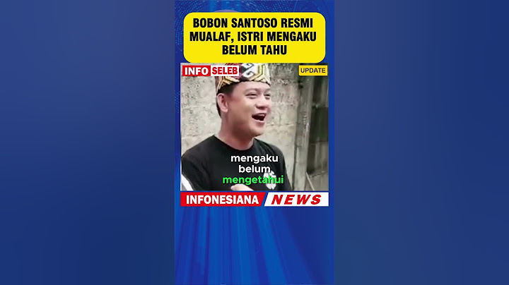 Bobon Santoso Resmi Mualaf, Istri Mengaku Belum Tahu #bobonsantoso